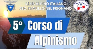 Corso Alpinismo 2025 – programma